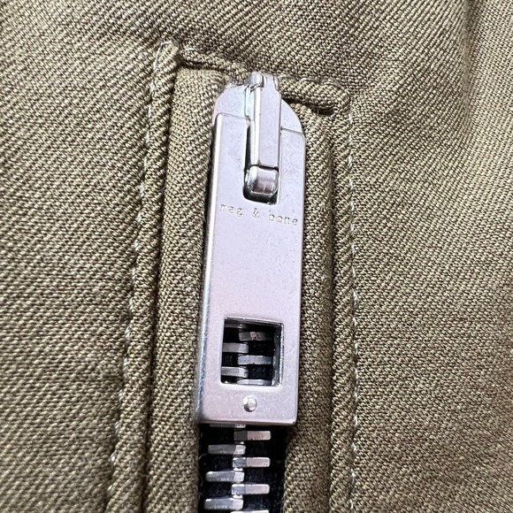 RAG & BONE Collier High-Rise Pants in Olive Green Women’s Size 6 - Picture 8 of 12